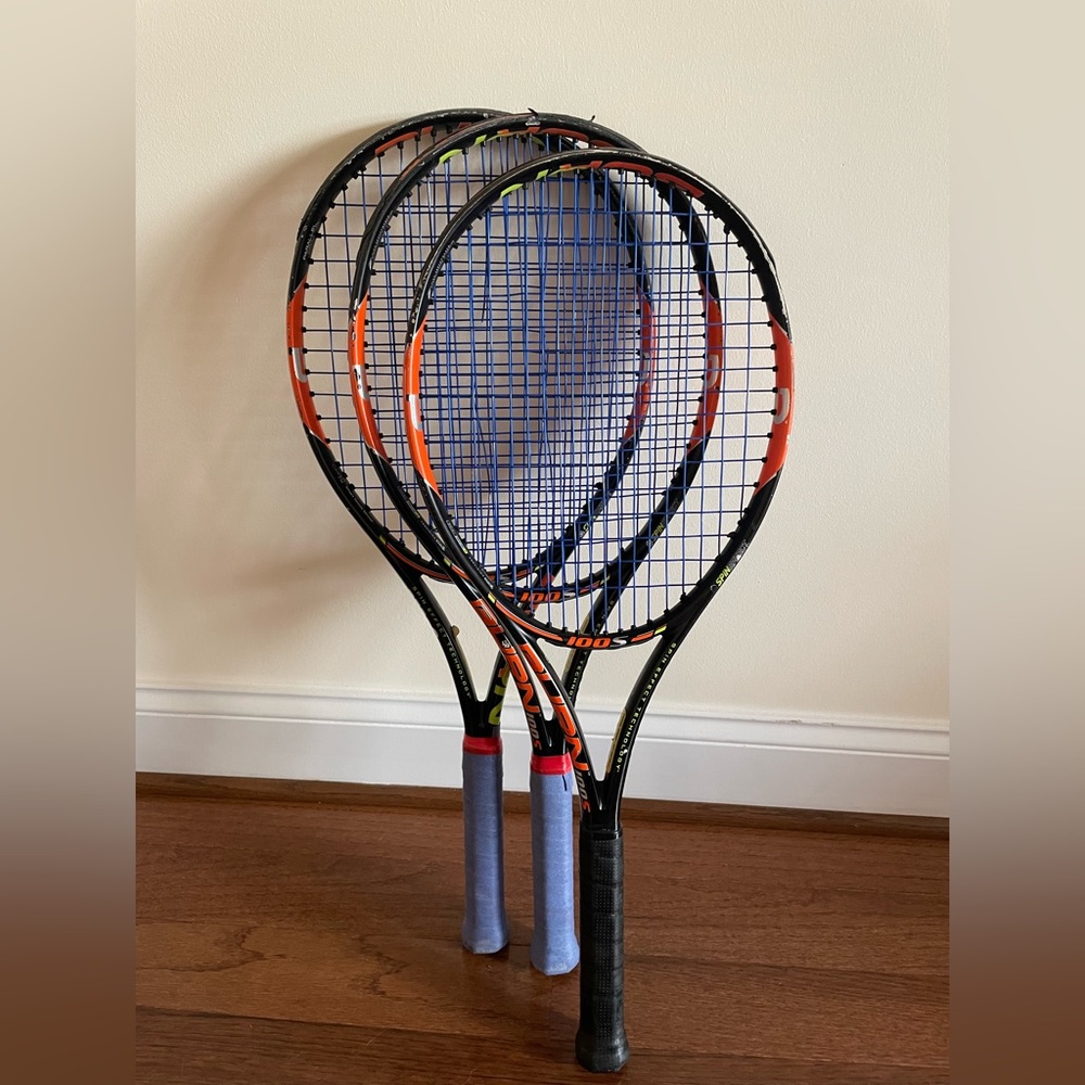 Wilson Burn 100S Tennis Racquet Racket 4 1/4 and 4 1/8 grip sizes, Original V1